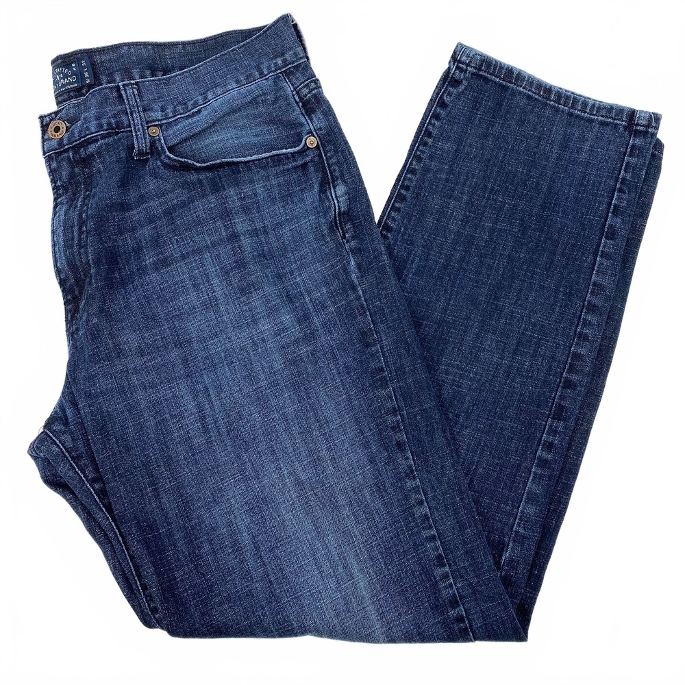 Lucky Brand Blue Straight Leg Jeans Leg Dark Wash 221 | Mens 36